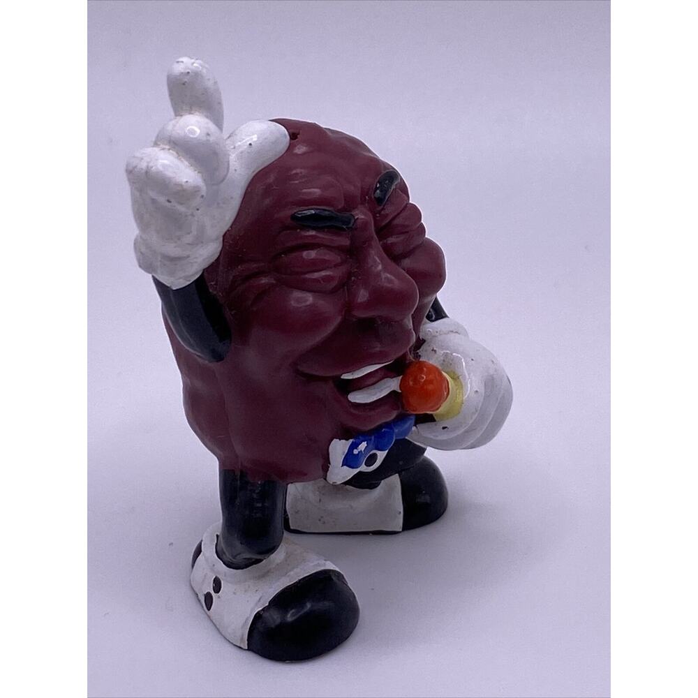 California Raisins Figure Singer Singing Microphone Raisin CALRAB 1987 Vintage - Picture 5 of 8